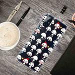 For OnePlus Nord N100 Shockproof Painted Transparent TPU Protective Case(Mini Panda)