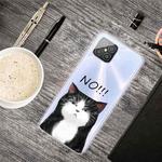 For Huawei Nova 8 SE Shockproof Painted Transparent TPU Protective Case(NO Cat)
