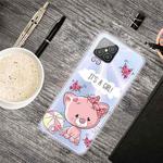 For Huawei Nova 8 SE Shockproof Painted Transparent TPU Protective Case(Cute Cat)