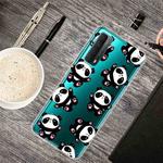 For Huawei P Smart 2021 Shockproof Painted Transparent TPU Protective Case(Hug A Bear)