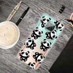 For Xiaomi Mi 10T Lite 5G Shockproof Painted Transparent TPU Protective Case(Hug A Bear)