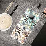 For Xiaomi Mi 10T Lite 5G Shockproof Painted Transparent TPU Protective Case(Mini Cat)