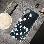 For Xiaomi Mi 10T Pro Shockproof Painted Transparent TPU Protective Case(Magnolia)