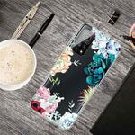 For Xiaomi Mi 10T Pro Shockproof Painted Transparent TPU Protective Case(Gem Flower)