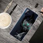 For OnePlus Nord N100 Shockproof Painted Transparent TPU Protective Case(Mutant Wolf)