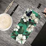 For OnePlus Nord N100 Shockproof Painted Transparent TPU Protective Case(Sasanqua)