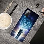 For Samsung Galaxy A02s Colored Drawing Clear TPU Protective Cases(The Lion King)