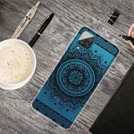 For Samsung Galaxy A12 Colored Drawing Clear TPU Protective Cases(Mandala)