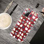For Samsung Galaxy A02s Shockproof Painted Transparent TPU Protective Case(Mini Cat)