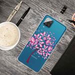 For Samsung Galaxy A12 Shockproof Painted Transparent TPU Protective Case(Butterfly Tree)