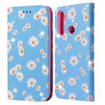 For OPPO Realme 5 & C3 Glittering Daisy Magnetic Horizontal Flip Leather Case with Holder & Card Slots & Photo Frame(Blue)