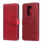 For Motorola Moto G9 Play Classic Calf Texture PU + TPU Horizontal Flip Leather Case, with Holder & Card Slots & Wallet(Red)