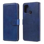 For OPPO A53 / A53S / A32 Classic Calf Texture PU + TPU Horizontal Flip Leather Case, with Holder & Card Slots & Wallet(Blue)