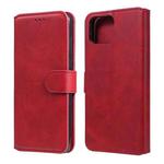 For OPPO F17 Pro / A93 Classic Calf Texture PU + TPU Horizontal Flip Leather Case, with Holder & Card Slots & Wallet(Red)