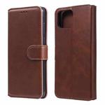 For OPPO F17 Pro / A93 Classic Calf Texture PU + TPU Horizontal Flip Leather Case, with Holder & Card Slots & Wallet(Brown)