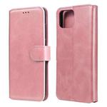 For OPPO F17 Pro / A93 Classic Calf Texture PU + TPU Horizontal Flip Leather Case, with Holder & Card Slots & Wallet(Rose Gold)