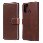 For OPPO Realme 7i / C17 Classic Calf Texture PU + TPU Horizontal Flip Leather Case, with Holder & Card Slots & Wallet(Brown)