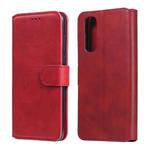 For OPPO Realme 7 / Narzo 20 Pro Classic Calf Texture PU + TPU Horizontal Flip Leather Case, with Holder & Card Slots & Wallet(Red)