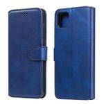 For OPPO Realme C11 Classic Calf Texture PU + TPU Horizontal Flip Leather Case, with Holder & Card Slots & Wallet(Blue)