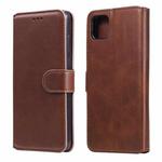 For OPPO Realme C11 Classic Calf Texture PU + TPU Horizontal Flip Leather Case, with Holder & Card Slots & Wallet(Brown)