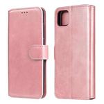 For OPPO Realme C11 Classic Calf Texture PU + TPU Horizontal Flip Leather Case, with Holder & Card Slots & Wallet(Rose Gold)