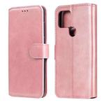 For Google Pixel 5 Classic Calf Texture PU + TPU Horizontal Flip Leather Case, with Holder & Card Slots & Wallet(Rose Gold)