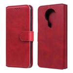 For Nokia 3.4 / 7.3 Classic Calf Texture PU + TPU Horizontal Flip Leather Case, with Holder & Card Slots & Wallet(Red)