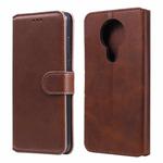 For Nokia 3.4 / 7.3 Classic Calf Texture PU + TPU Horizontal Flip Leather Case, with Holder & Card Slots & Wallet(Brown)