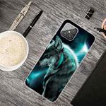 For Huawei Nova 8 SE Shockproof Painted Transparent TPU Protective Case(Moonlight Wolf)