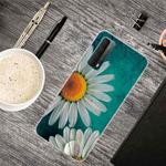 For Huawei P Smart 2021 Shockproof Painted Transparent TPU Protective Case(Chrysanthemum)