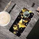 For Xiaomi Mi 10T Lite 5G Shockproof Painted Transparent TPU Protective Case(Dorking Butterfly)