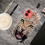 For iPhone 12 mini Shockproof Painted Transparent TPU Protective Case (Jaguar)
