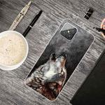 For Huawei Nova 8 SE Shockproof Painted Transparent TPU Protective Case(Call Wolf)