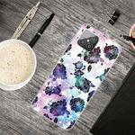 For Huawei Nova 8 SE Shockproof Painted Transparent TPU Protective Case(Starry Chrysanthemum)