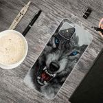 For Huawei Nova 8 SE Shockproof Painted Transparent TPU Protective Case(Mountain Wolf)