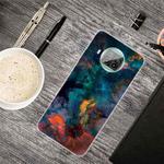 For Xiaomi Mi 10T Lite 5G Shockproof Painted Transparent TPU Protective Case(Watercolor Ink)