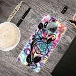 For Xiaomi Mi 10T Lite 5G Shockproof Painted Transparent TPU Protective Case(Starry Rose)