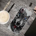 For Samsung Galaxy A01 Core Shockproof Painted Transparent TPU Protective Case(Mountain Wolf)