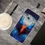 For Samsung Galaxy A01 Core Shockproof Painted Transparent TPU Protective Case(Blu-ray Carving)