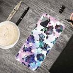 For Samsung Galaxy A31 Shockproof Painted Transparent TPU Protective Case(Starry Chrysanthemum)
