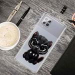 For Samsung Galaxy A42 5G Shockproof Painted Transparent TPU Protective Case(Panther)