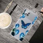 For Samsung Galaxy A42 5G Shockproof Painted Transparent TPU Protective Case(Dream Butterfly)