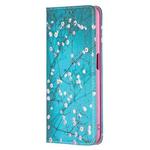 For OPPO A52 / A72 5G Colored Drawing Pattern Invisible Magnetic Horizontal Flip PU Leather Case with Holder & Card Slots & Wallet(Plum Blossom)