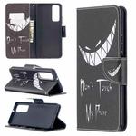 For Huawei P smart 2021 / Y7a Colored Drawing Pattern Horizontal Flip Leather Case with Holder & Card Slots & Wallet(Smirk)