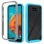 For LG K31 Starry Sky Solid Color Series Shockproof PC + TPU Protective Case(Light Blue)