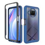 For Xiaomi Mi 10T Lite Starry Sky Solid Color Series Shockproof PC + TPU Protective Case(Royal Blue)