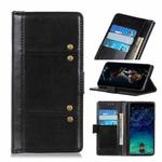 For LG K42 Peas Crazy Horse Texture Horizontal Flip Leather Case with Holder & Card Slots & Wallet(Black)
