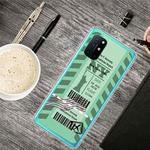 For OnePlus 8T Boarding Pass Series TPU Phone Protective Case(Green New York)