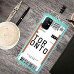 For OnePlus 8T Boarding Pass Series TPU Phone Protective Case(Toronto)