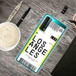 For Huawei P Smart 2021 / Y7A Boarding Pass Series TPU Phone Protective Case(Los Angeles)